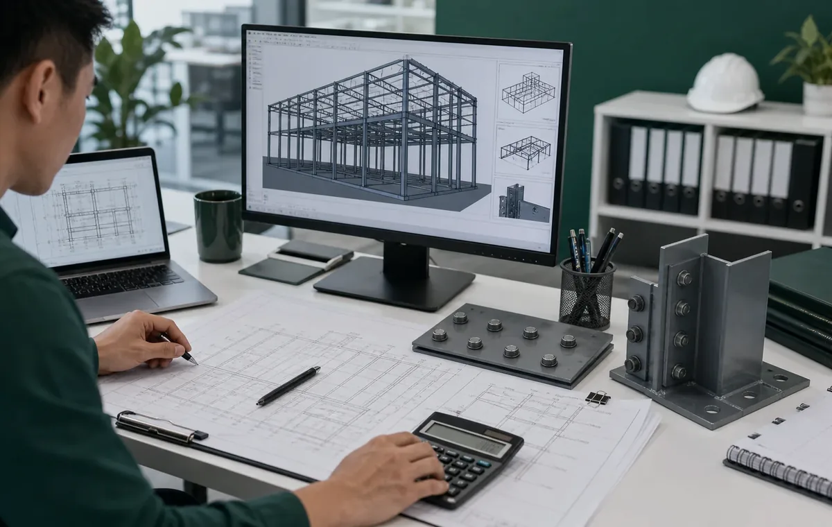 Steel structure buyer guides and drawing review reference