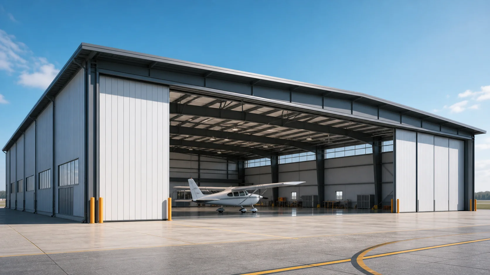 Aircraft Hangar production resource reference in China