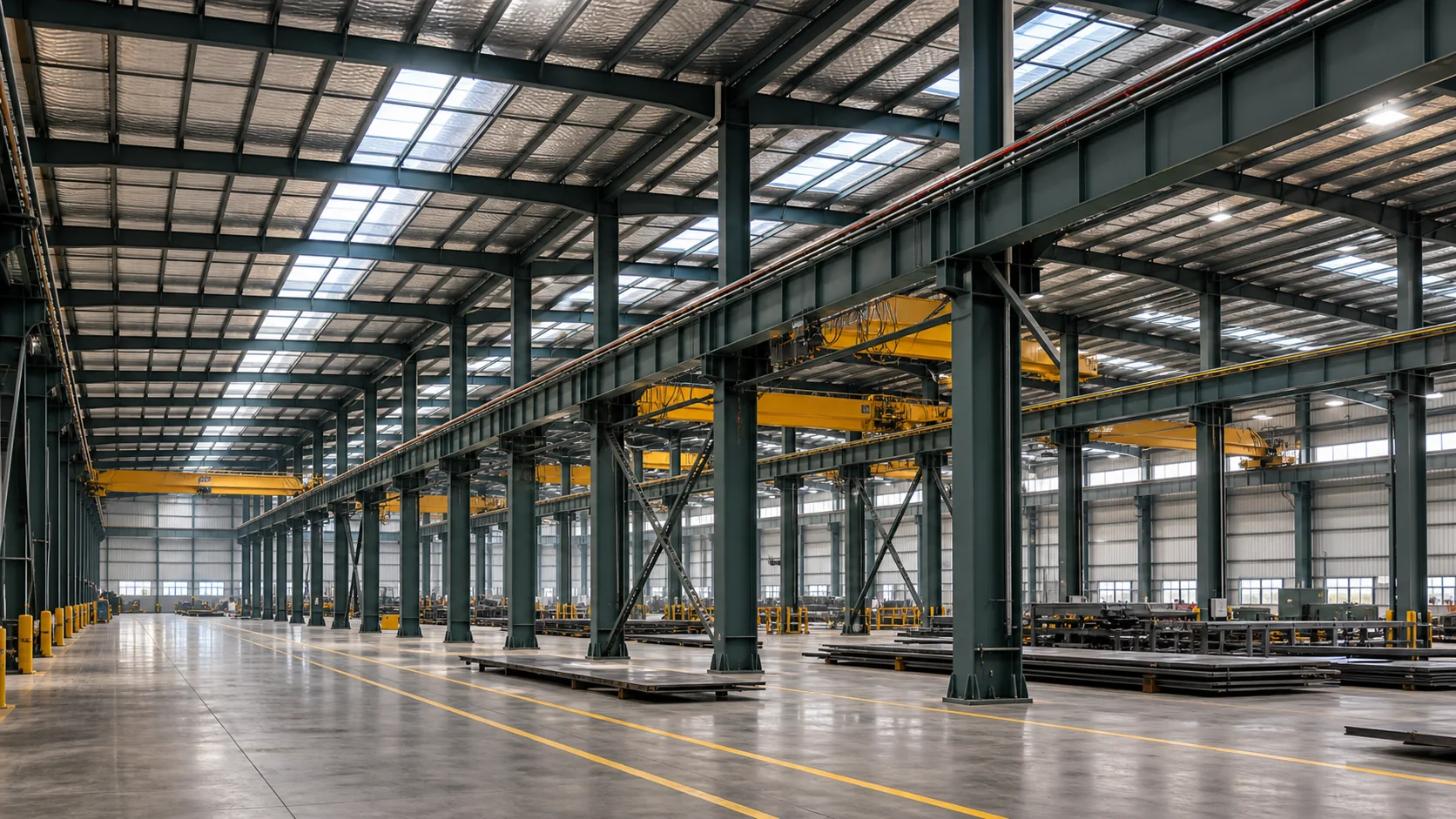 Steel Structure Warehouse production resource reference in China